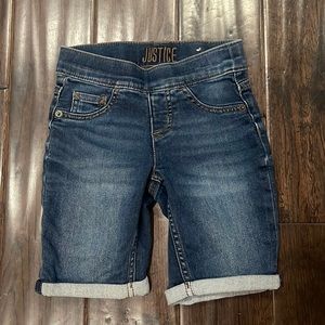 Justice Girls Bermuda Shorts Sz 7